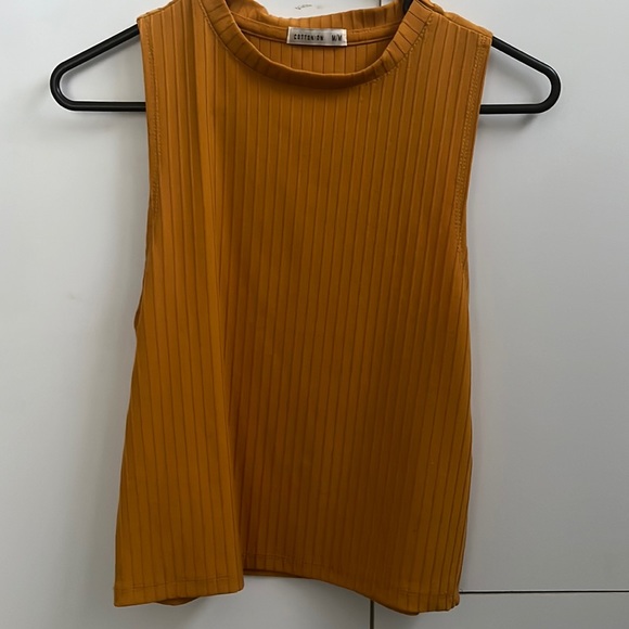 Cotton On Tops - Mustard Coloured Top - Cotton On